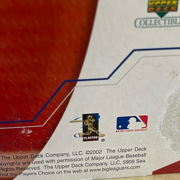 NIB 2002 Play Makers MLB Baseball Jason Giambi Play Makers Bobblehead & Card - Picture 5 of 6